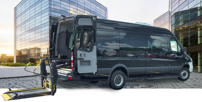 luxurious full size mercedes sprinter van