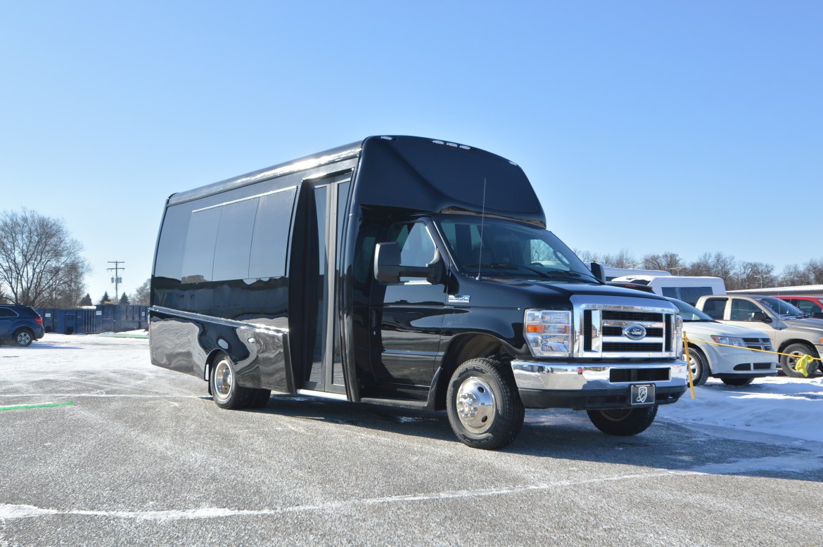 nothing says luxury like a high-end Berkshire bus, pictured here in gloss black